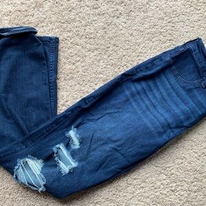 Hollister skinny Sz 14R Distressed Blue Jeans